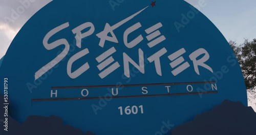 Establishing shot of the NASA Space Center Houston photo