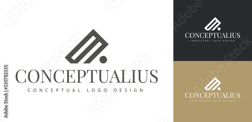 modern conceptual logo design vector, Real estate building symbol template architecture logotype