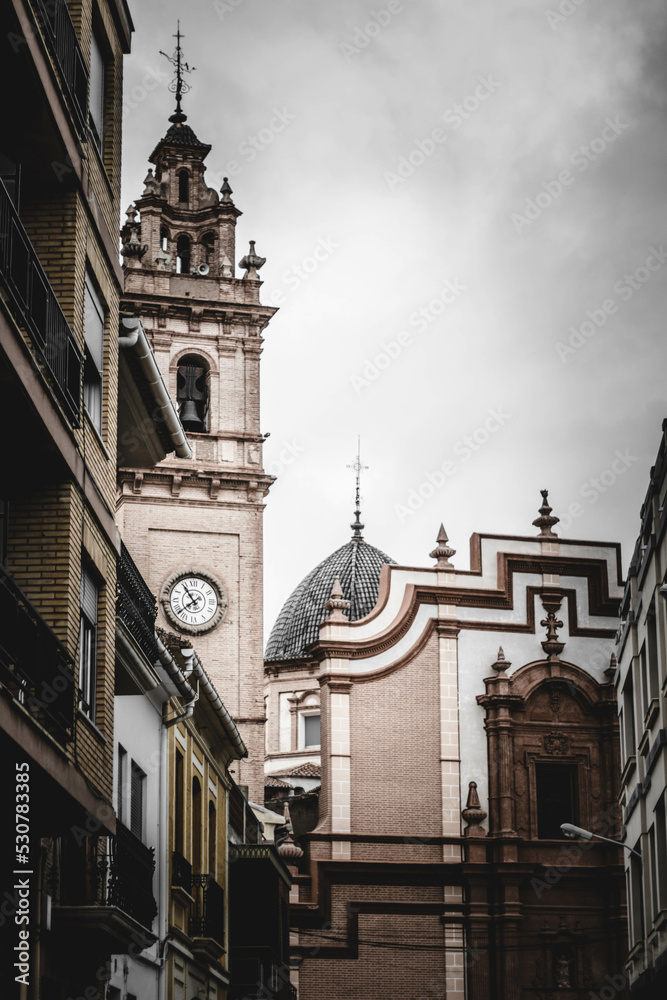 Iglesia ubicada en un pequeño pueblo de Valencia.