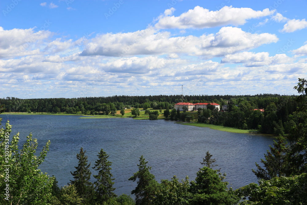 Obraz premium landscape with lake