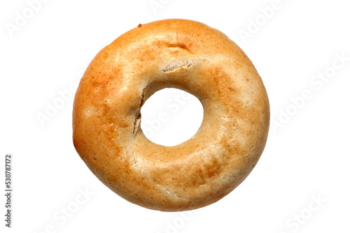 Tableau sur toile Bagel bread roll, png stock photo file cut out and isolated on a transparent bac