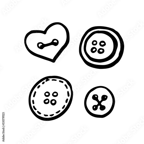 Clothes button icons set. Simple illustration of 16 clothes button vector icons for web
