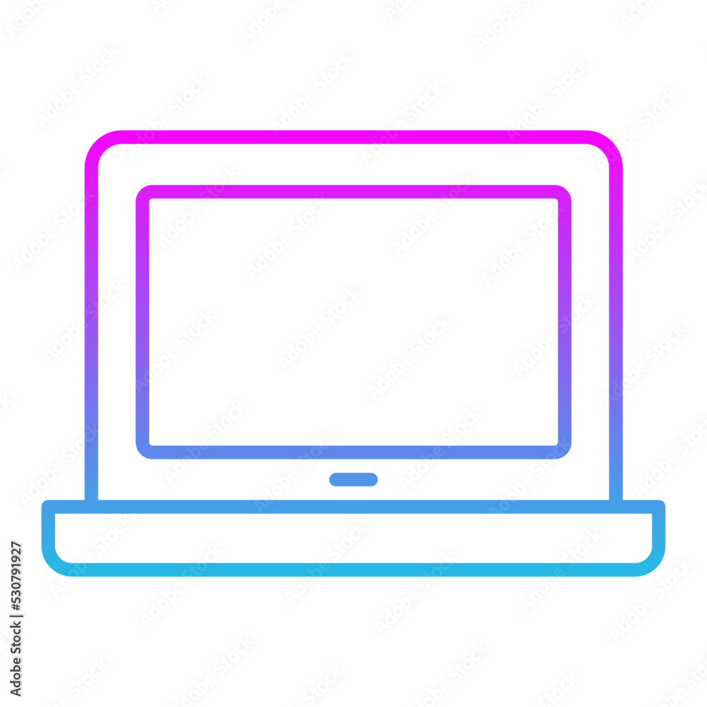 Laptop Line Gradient Icon