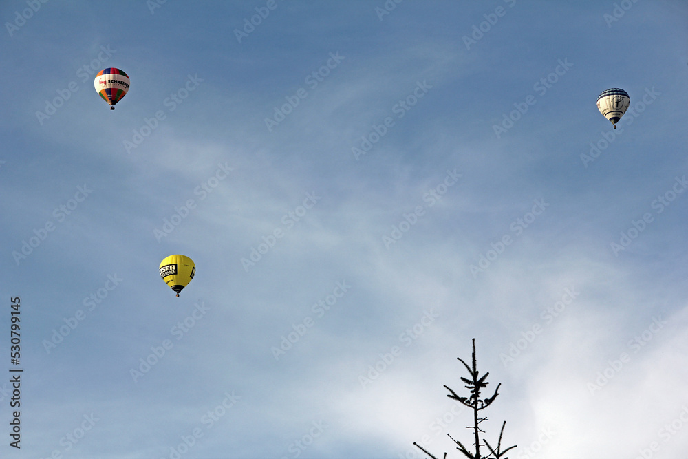 Fototapeta premium Ballons am Himmel