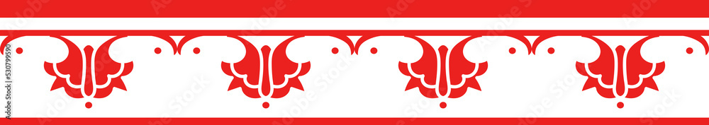 Red Chinese style tracery traditional pattern border frame Red Chinese style tracery traditional pattern border frame