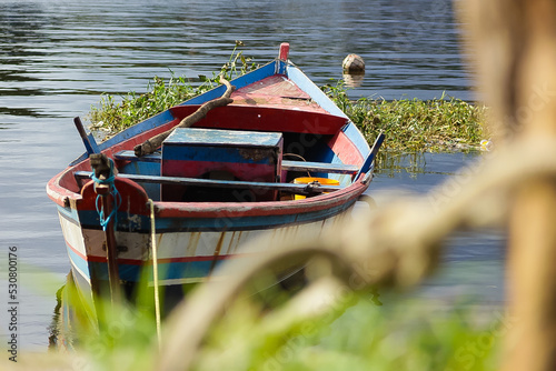 boat on the lake