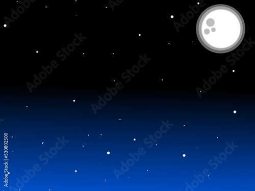night sky and stars