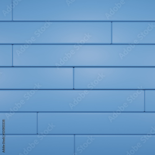 blue brick wall for background