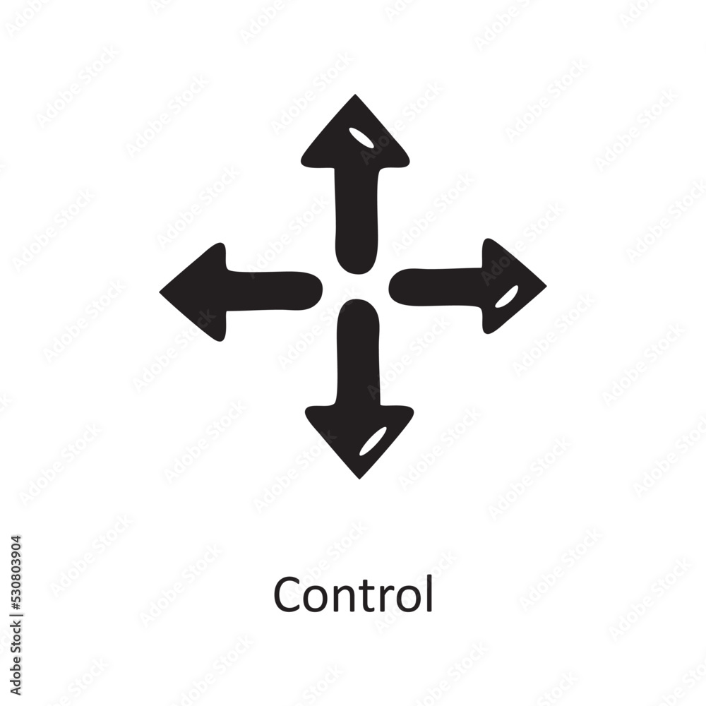 Control Solid Icon Design illustration. Media Control Symbol on White background EPS 10 File Control Solid Icon Design illustration. Media Control Symbol on White background EPS 10 File