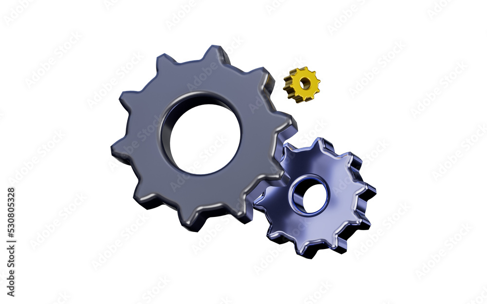 setting gear sign on dark background 3d render concept for management repair maintenance setting gear sign on dark background 3d render concept for management repair maintenance
