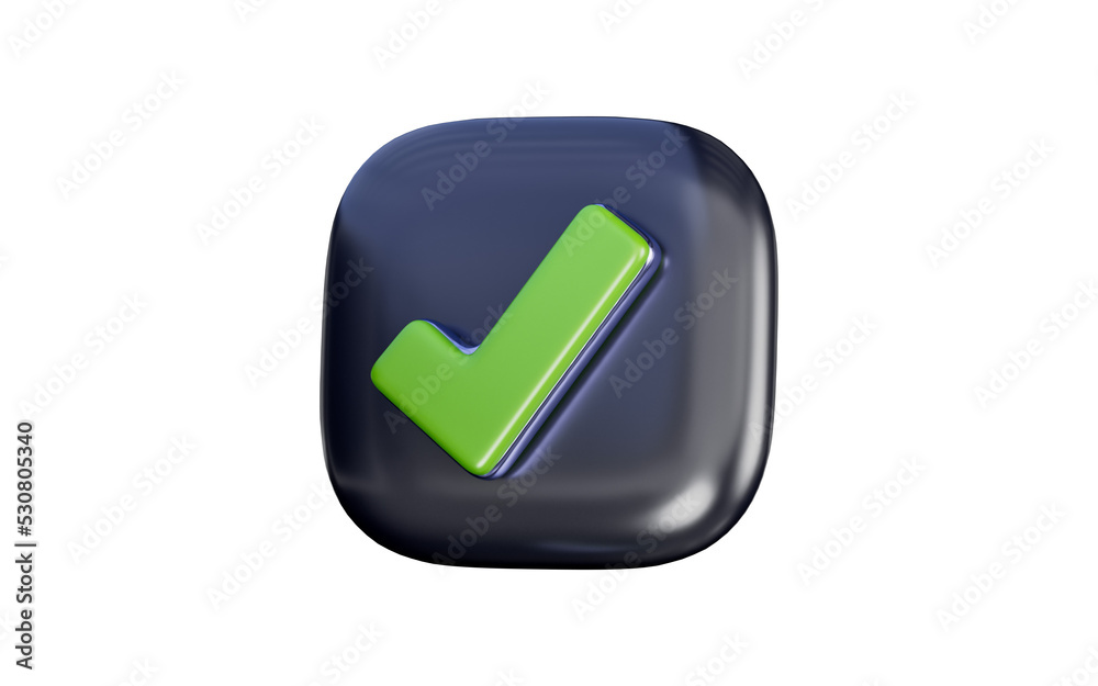 check mark badge sign on dark background 3d render concept for confirmation approval check mark badge sign on dark background 3d render concept for confirmation approval