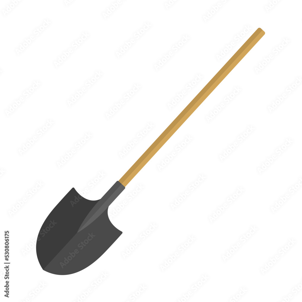 spade shovel flat vector illustration logo icon clipart spade shovel flat vector illustration logo icon clipart