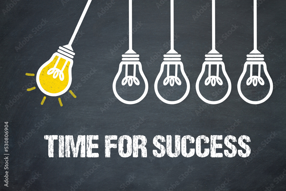 Fototapeta premium Time for Success 