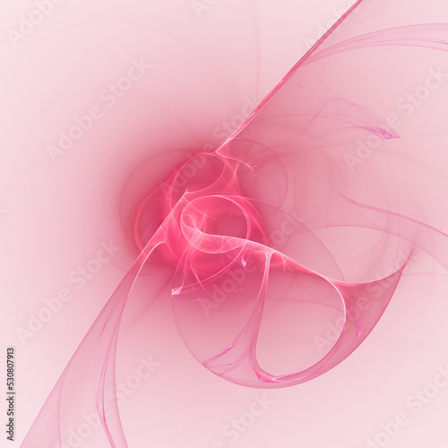 abstract pink white background fractal shape for design