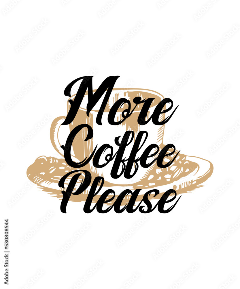 More coffee please logo design