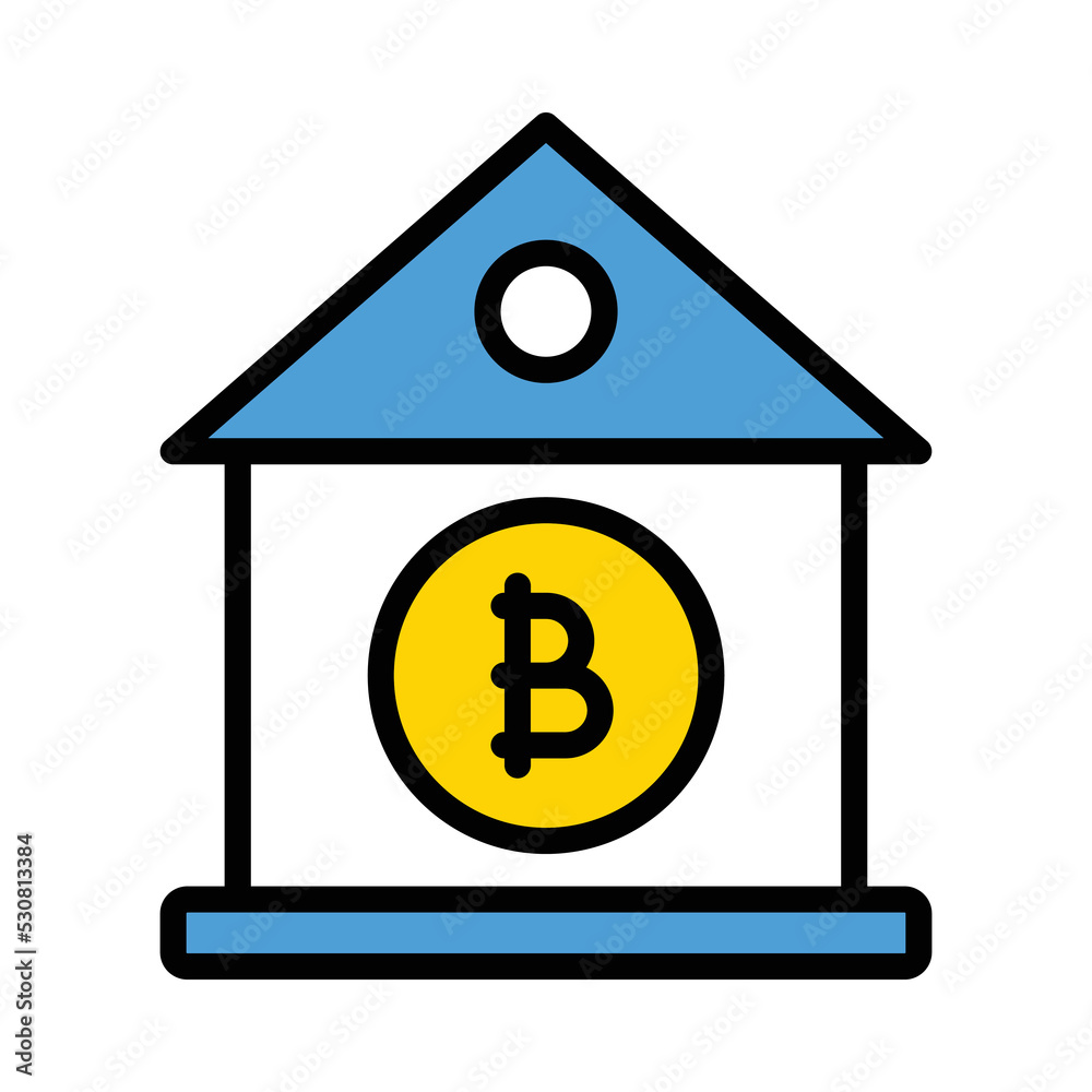 Bitcoin bank Vector Icon which is suitable for commercial work and easily modify or edit it
Bitcoin bank Vector Icon which is suitable for commercial work and easily modify or edit it