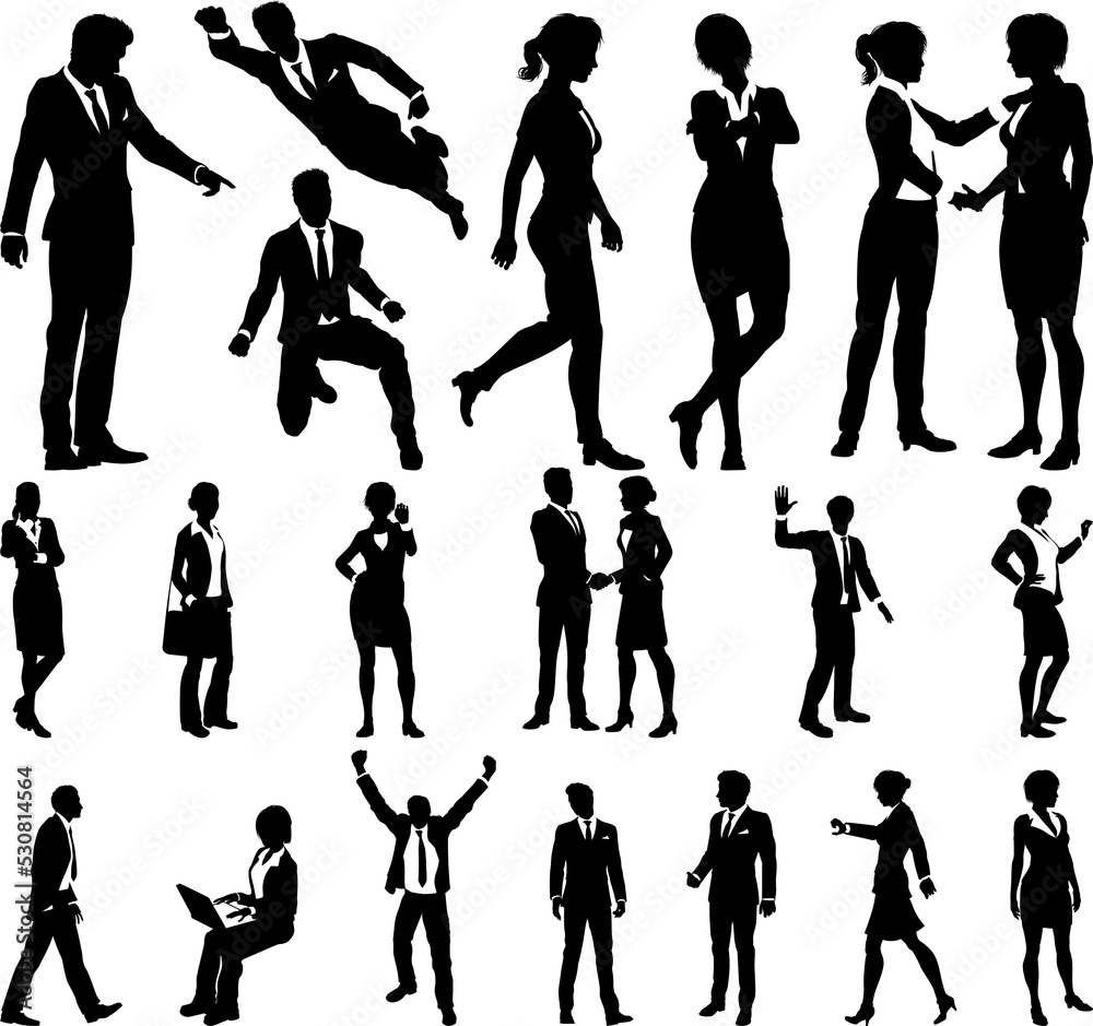 Silhouette Business People