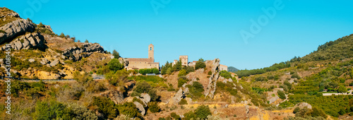 Vilanova de Prades, Spain, web banner format photo