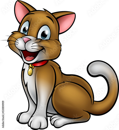 Cartoon Pet Cat Mascot