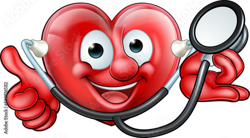 Stethoscope Heart Cartoon C...