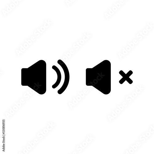 sound on icon and sound off icon