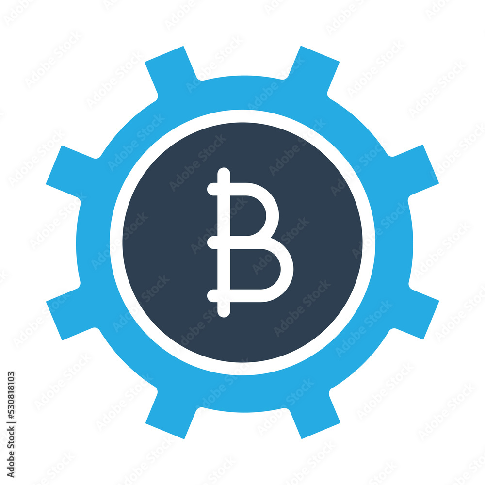 Bitcoin cogwheel Vector Icon which is suitable for commercial work and easily modify or edit it
Bitcoin cogwheel Vector Icon which is suitable for commercial work and easily modify or edit it