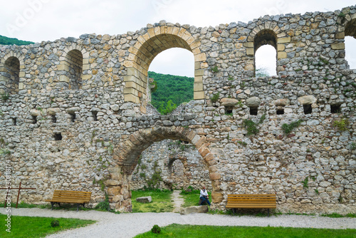 Remains of medievel dining house in Manasija monastery photo