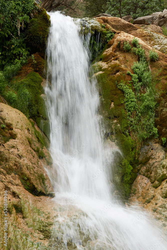 The Guadalquivir river as it passes through the Utrero ridge in the Sierra de Cazorla, Segura and Las Villas Natural Park. Jaen. Andalusia. Spain