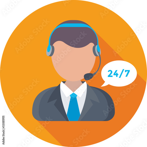 Client Support Colored Vector Icon
