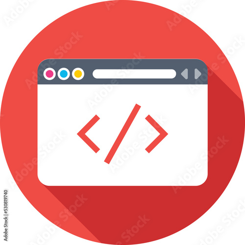 HTML Coding Vector Icon