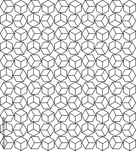 Seamless geometric pattern