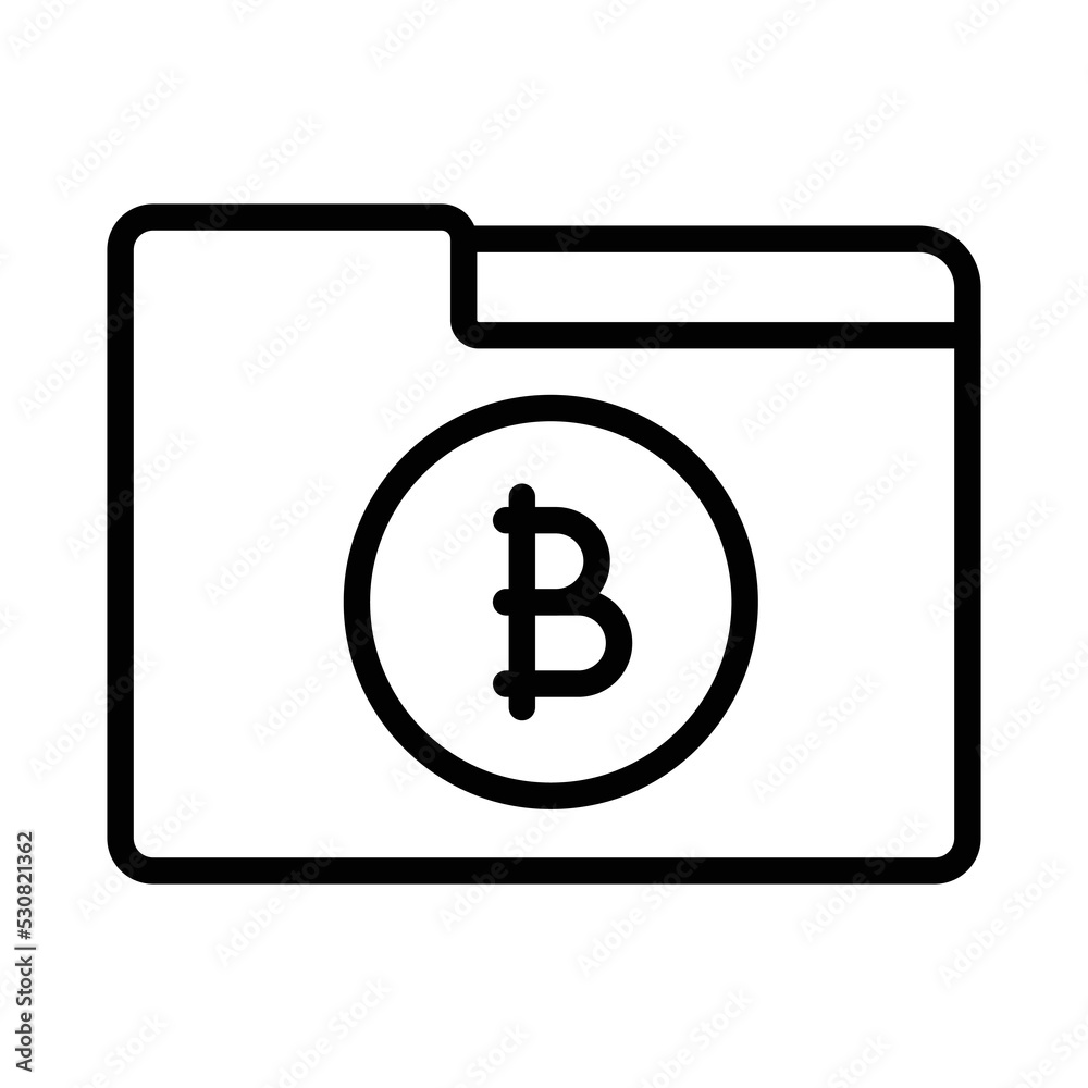 Bitcoin folder Vector Icon which is suitable for commercial work and easily modify or edit it
Bitcoin folder Vector Icon which is suitable for commercial work and easily modify or edit it
