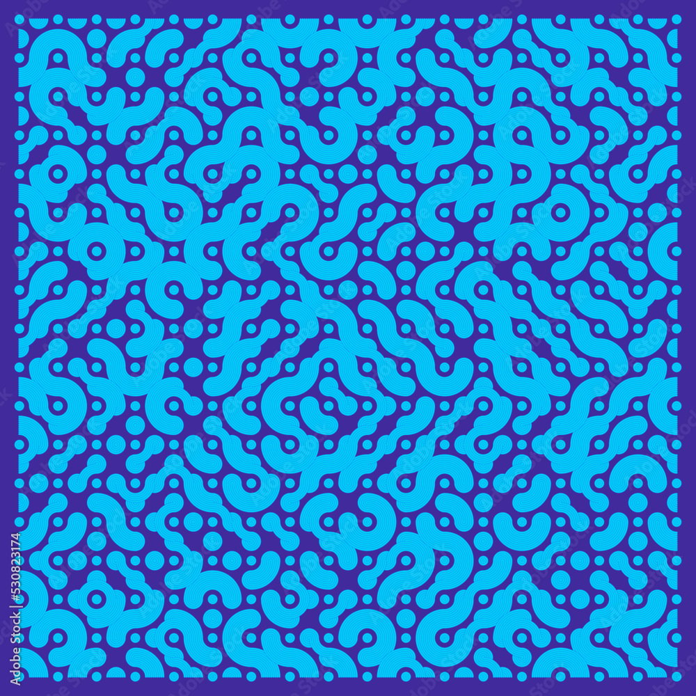 Color truchet tiling connections illustration Color truchet tiling connections illustration