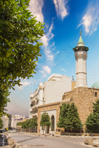 Beautiful view of Mansour Assaf - Mosque and Downtown Beirut, Lebanon photo