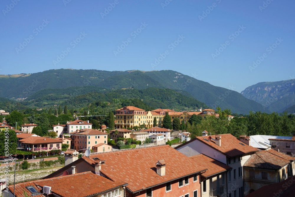 View of Bassano del Grappa, Italy