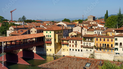 The wooden bridge at Bassano del Grappa