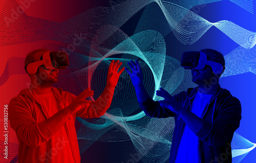 Blue pill or red pill in the metaverse universe? vr glass end future.