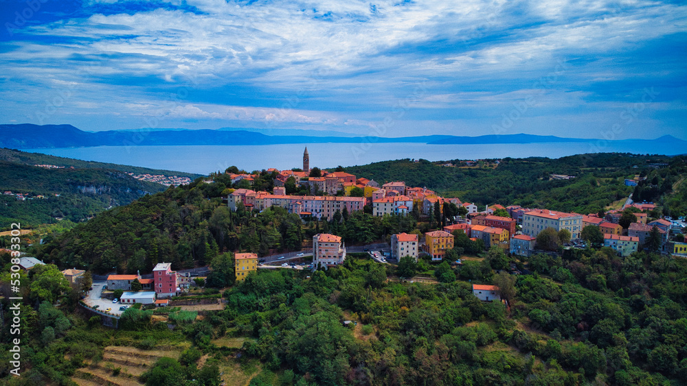 Labin Croatia Drone View
