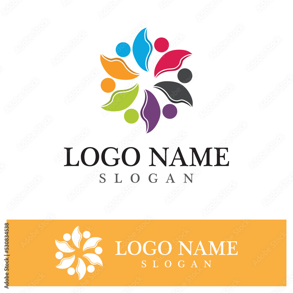 Community logo and symbol vector