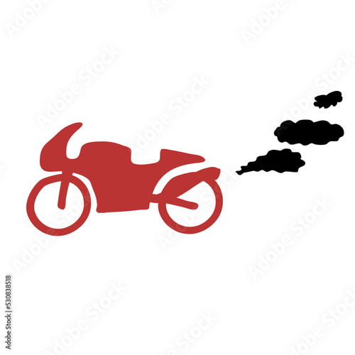 city pollution illustration