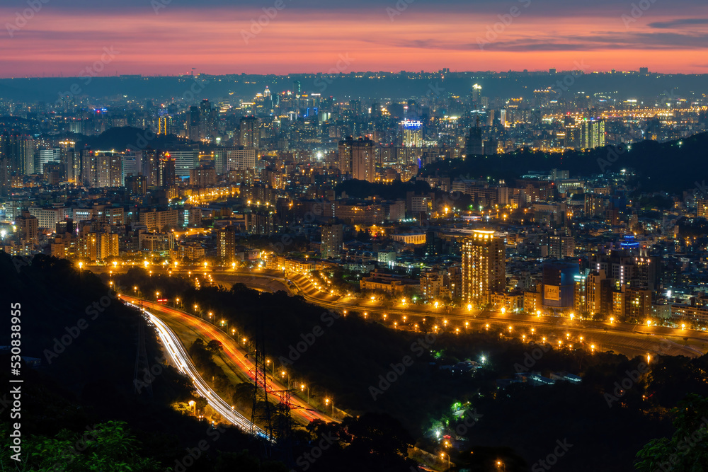 Beautiful aerail cityscape from Wenshan District Beautiful aerail cityscape from Wenshan District