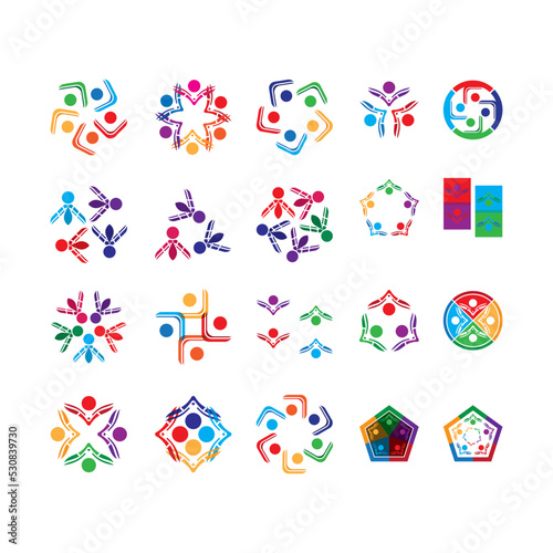 Community logo and symbol vector