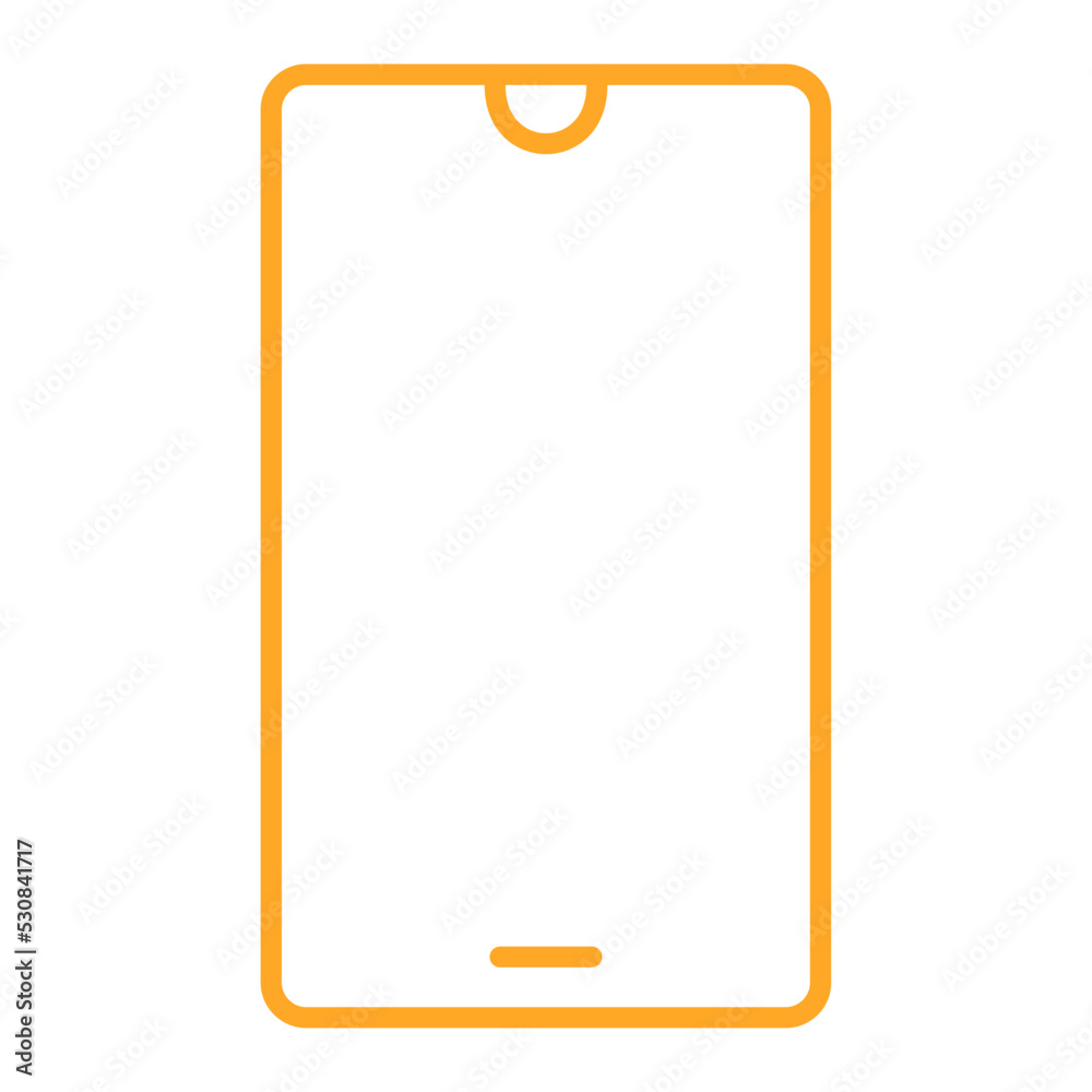 Smart Phone Multicolor Line Icon Smart Phone Multicolor Line Icon