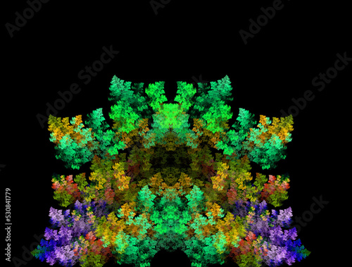 Imaginatory fractal abstract background Image