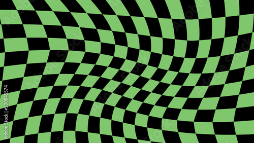 aesthetic abstract green and black distorted checkers, plaid, checkerboard wallpaper illustration, perfect for wallpaper, backdrop, background, banner, cover