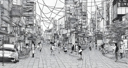 日本の街並み_繁華街_05
