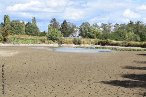 Wasserloch als Rest eines ausgetrockneten See im Naturschutzgebiet Thürer Wiesen photo