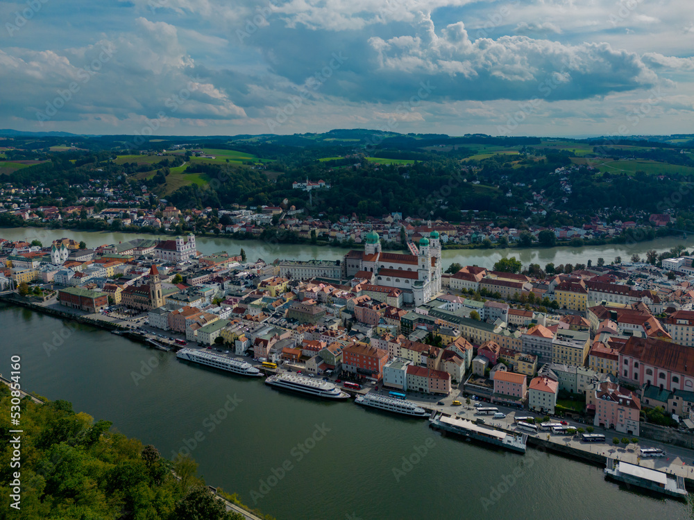 Universitätsstadt Passau von oben
