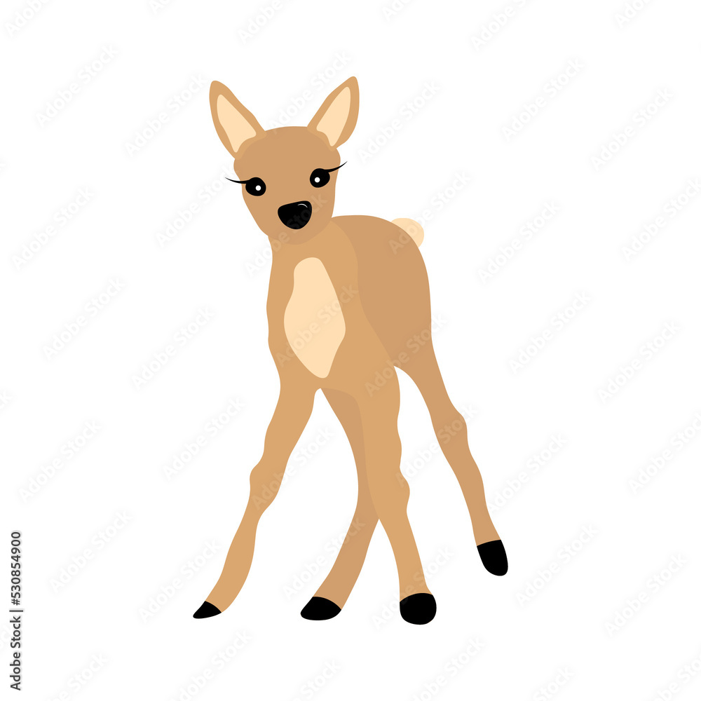 Cute deer. For use in the design of covers and brochures, flyers, icons, cards and posters. Cute deer. For use in the design of covers and brochures, flyers, icons, cards and posters.