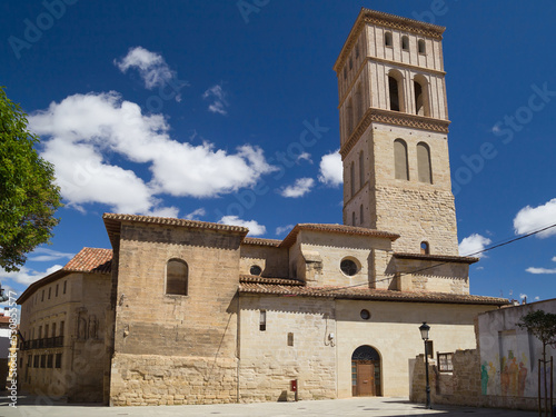 Obraz na płótnie Church of San Bartolome in Logroño w salonie